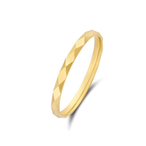 Rivoli Laura 14 karaat gouden ring met diamond cut