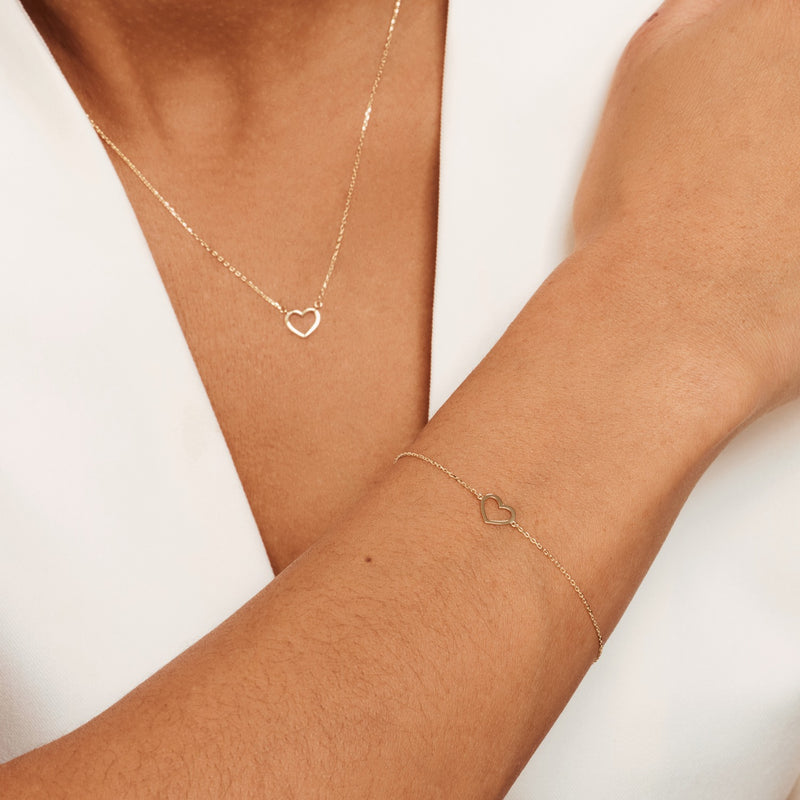 Isabel Bernard Belleville Amore 14 Karaat Gouden Collier IB340138 (Lengte: 40.00-44.00 cm)-zoom-