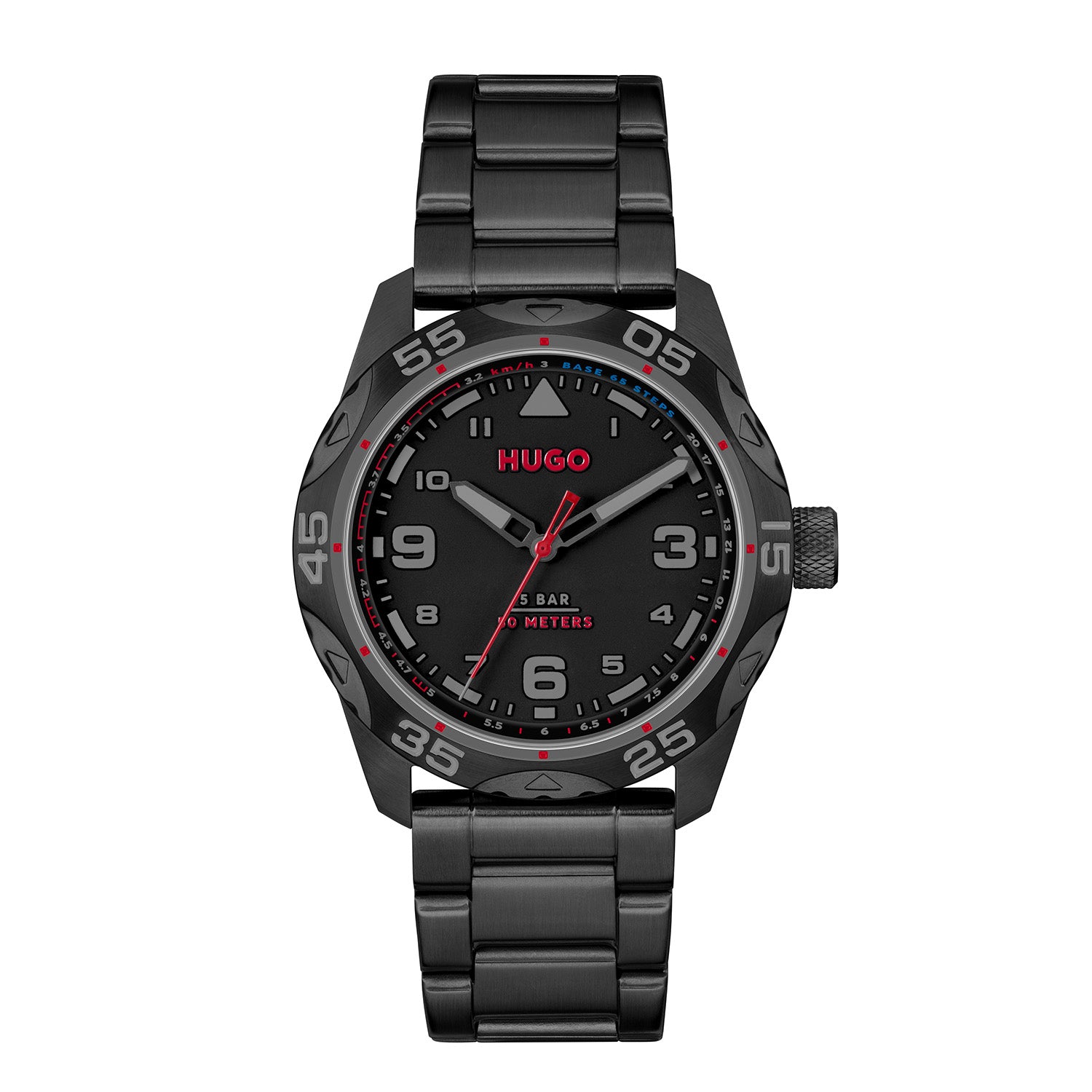 Hugo Boss HUGO #TREK Zwart Heren Horloge 2002-HU1530333