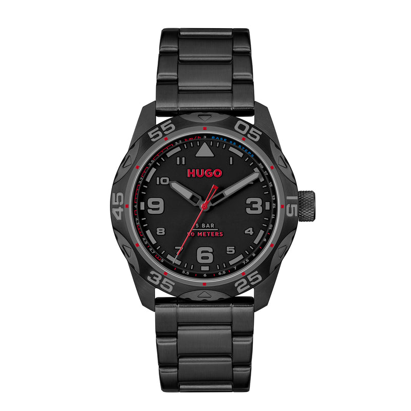 Hugo Boss HUGO #TREK Zwart Heren Horloge 2002-HU1530333-zoom-