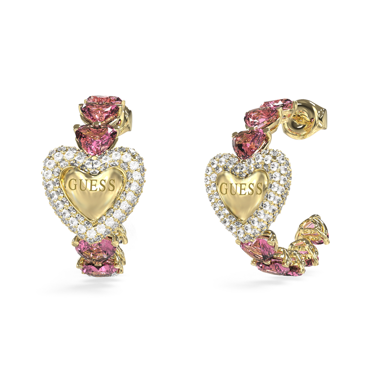 Guess Beloved Gold-coloured Earrings JUBE06004JWYGPKT-U