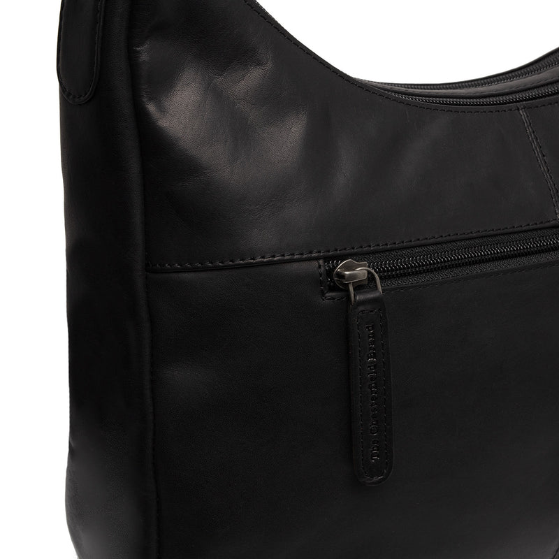 The Chesterfield Brand Marle Black Leather Shoulder Bag C48.129700-zoom-