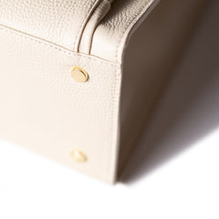 Isabel Bernard Honoré Nadine Crème Calfskin Handbag IB25052