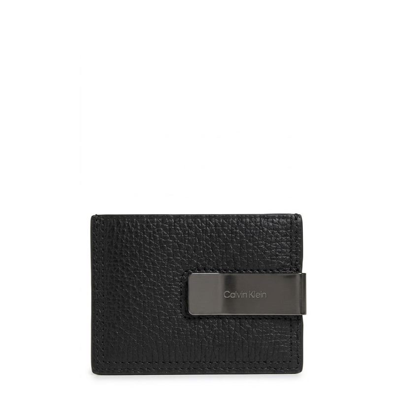 Calvin Klein Minimalism Zwarte Leren Pasjeshouder K50K509613BAX-zoom-