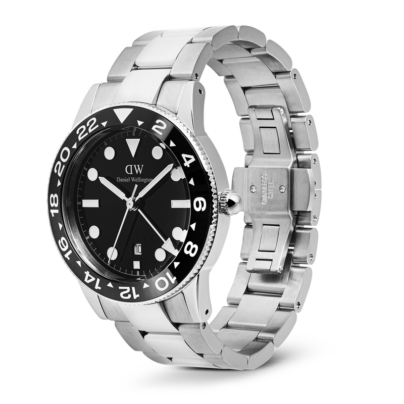 Daniel Wellington Iconic Link Zwarte Keramische Bezel Herenhorloge DW00100919-zoom-