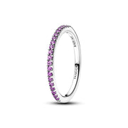 Pandora Timeless Cubic Zirconia Sprankelende Purple Half-Eternity Band Ring 192999C04