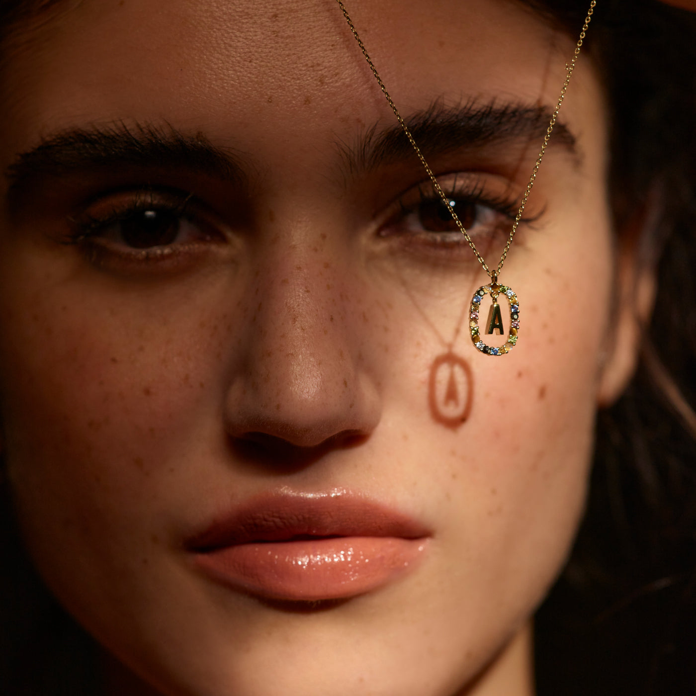 P D Paola 925 Sterling Silver Gold-coloured Letter V Necklace CO01-281-U