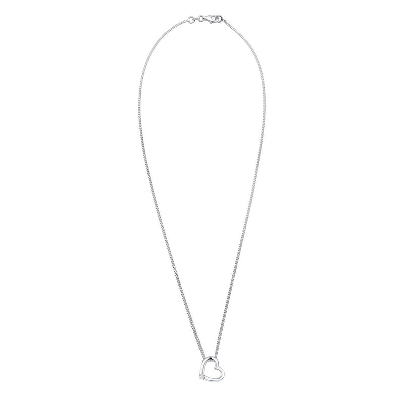 Elli 925 Sterling Silver Necklace with Diamond (0.015 ct) 2004-BF-0007687-001-zoom-