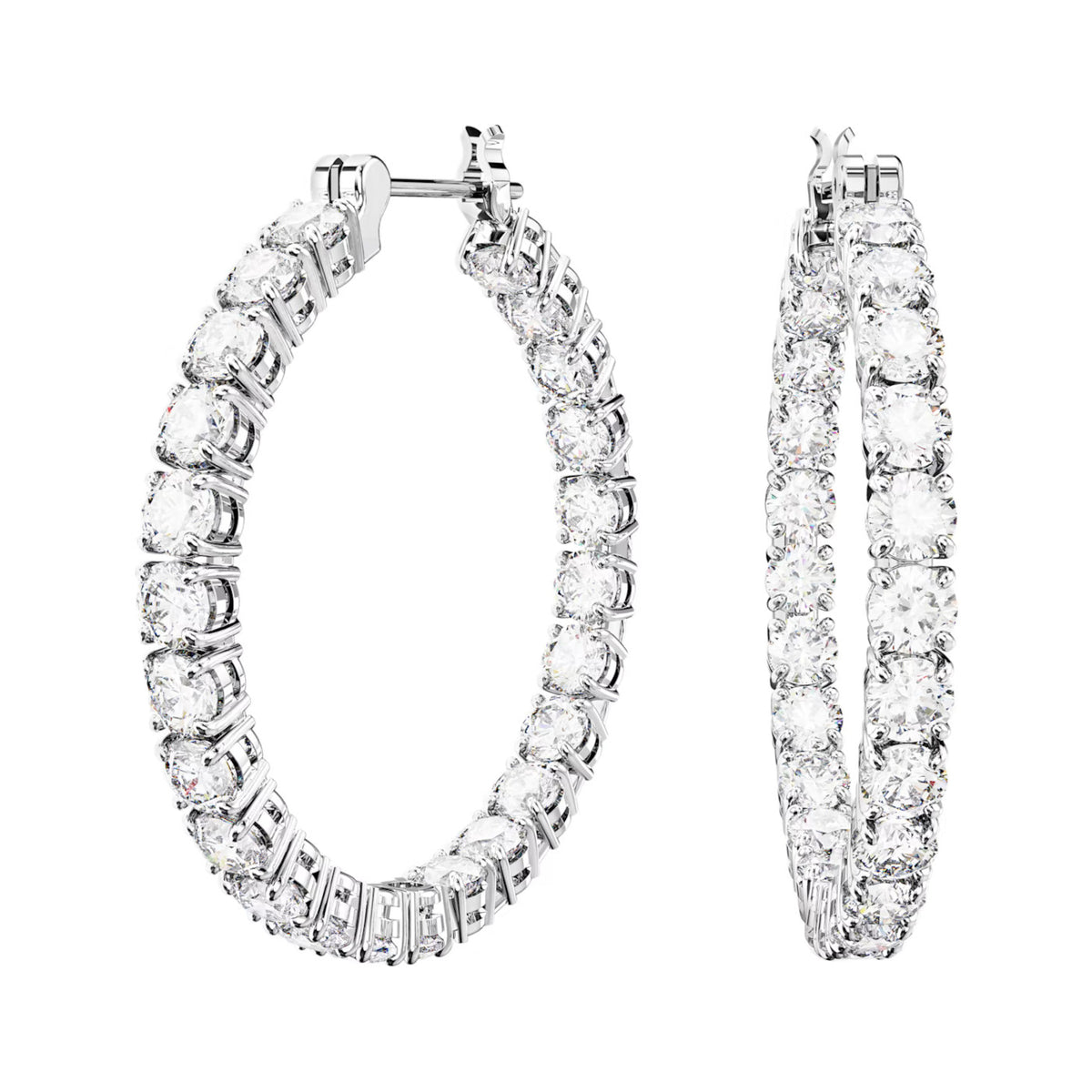 Swarovski Matrix Silver Earrings 5647715