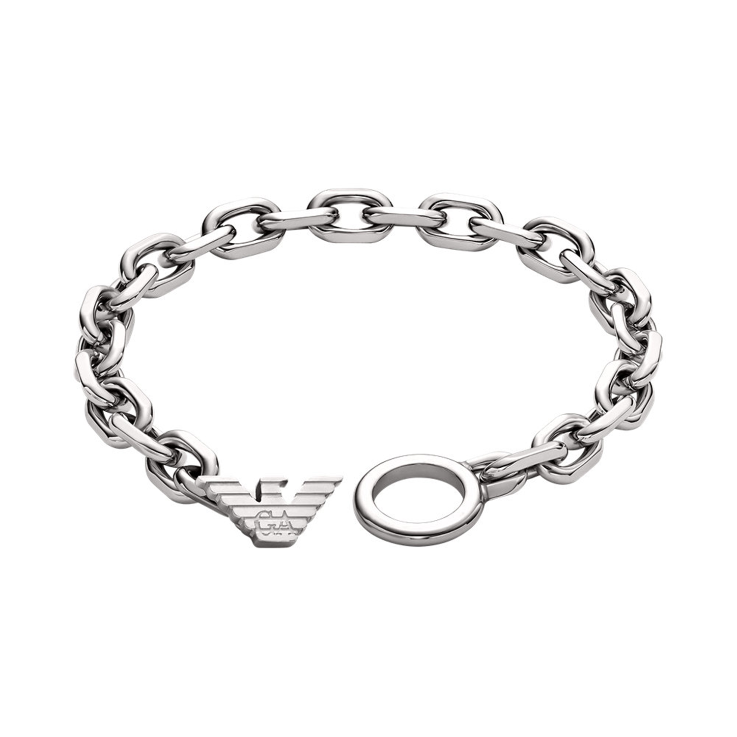 Emporio Armani Silver Stainless Steel Bracelet EGS3236040