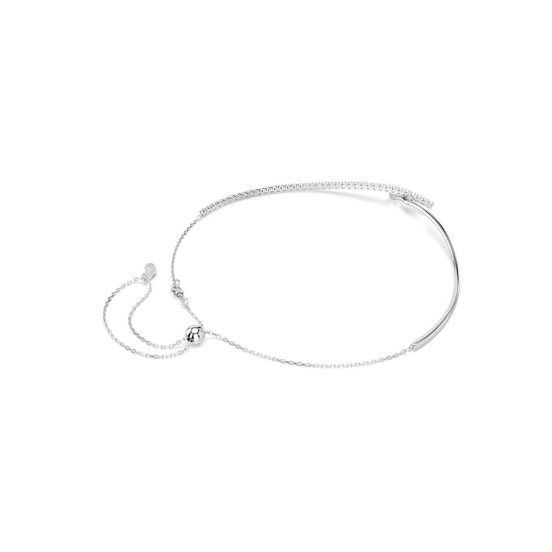 Swarovski Matrix Crash Zilverkleurige Ketting 5754020-zoom-