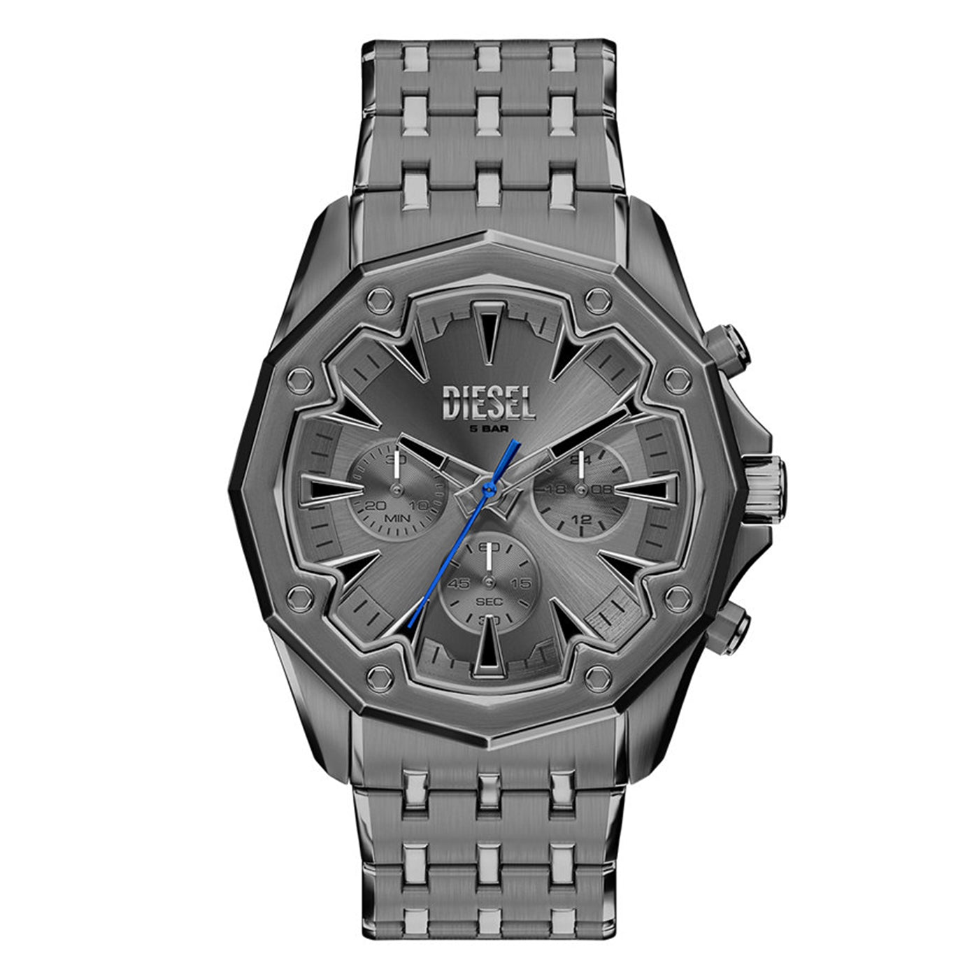 Diesel Stinger Round Grey Dial Watch DZ4708