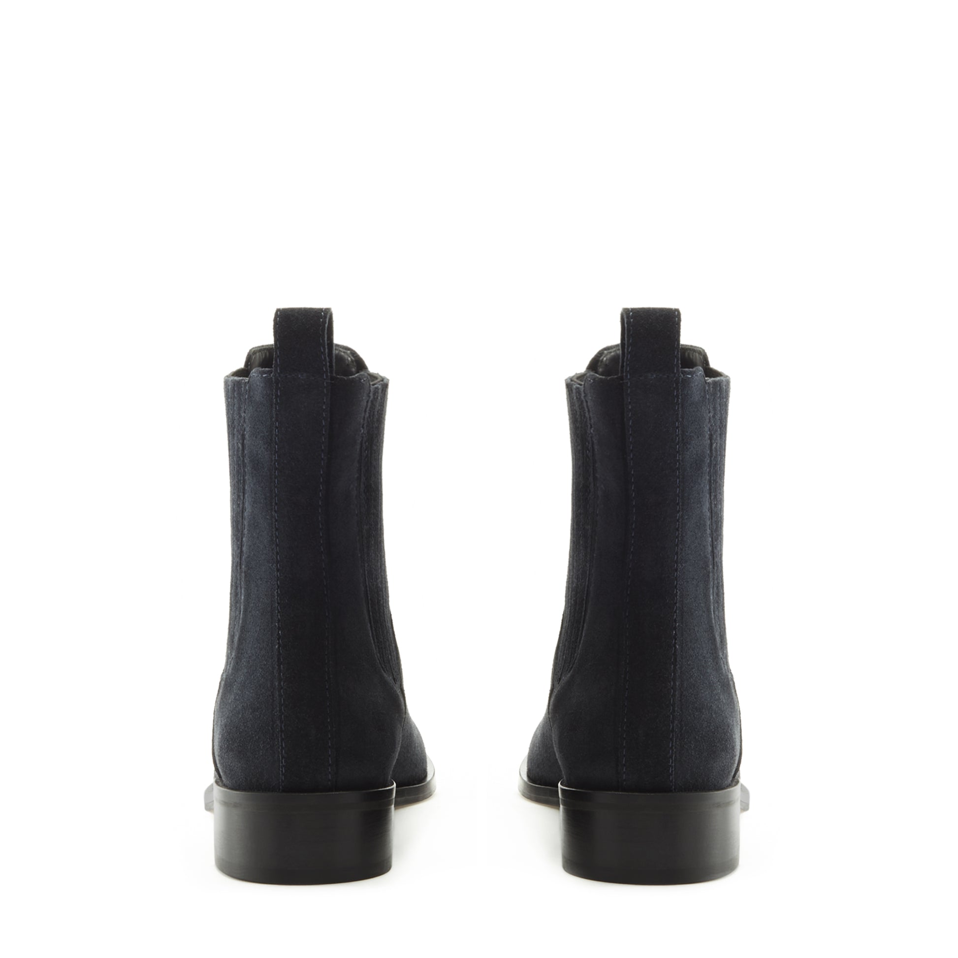 Isabel Bernard Vendôme Chey Blue Suede Chelsea Boots IB53000-10-36