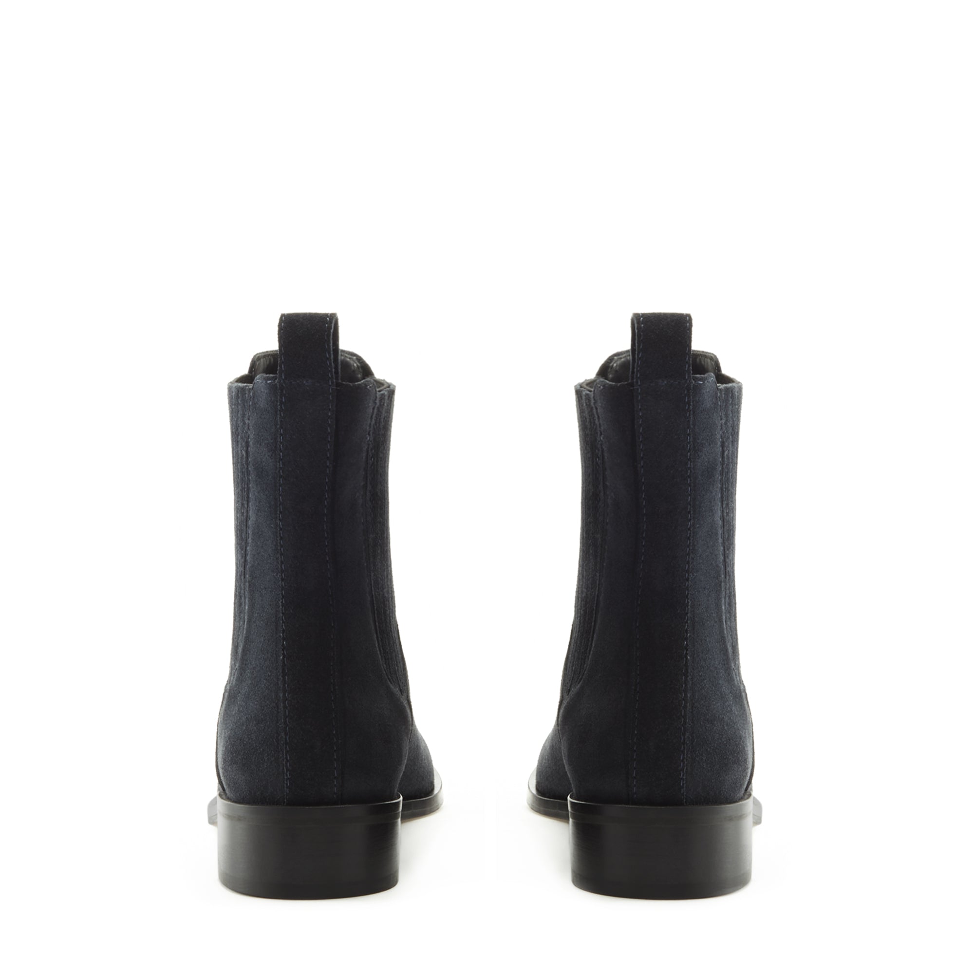 Isabel Bernard Vendôme Chey Blue Suede Chelsea Boots IB53000-10-36