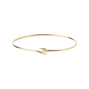 P D Paola The New Essentials 925 Sterling Silver Bracelet PU01-619-Uwith18 Carat Gold Plating