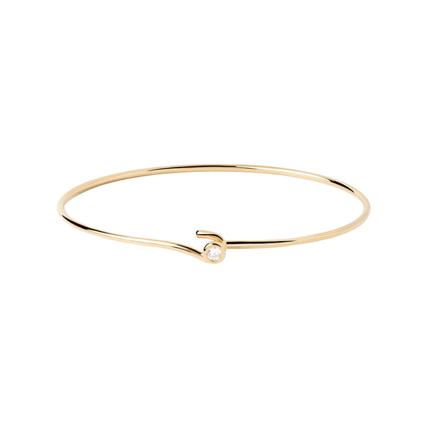 P D Paola The New Essentials 925 Sterling Silver Bracelet PU01-619-Uwith18 Carat Gold Plating