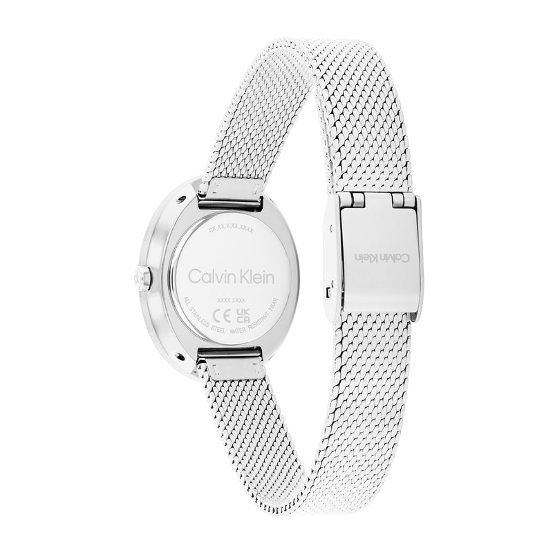 Calvin Klein Twisted Bezel Zwart Dames Horloge 2002-CK25100151-zoom-