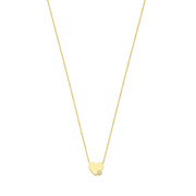 Isabel Bernard De la Paix Amore 14 karaat gouden collier met diamant 0.02 karaat IBD350028