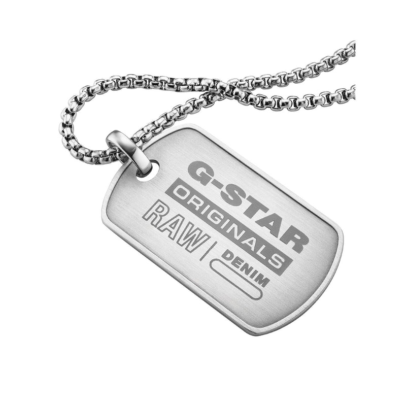 G-STAR R-Tag Zilveren Ketting GSJ.103.01-zoom-
