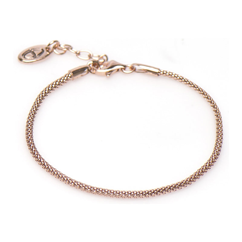 Karma Silver Roseplated Bracelet 94008 (Length: 16.50-19.00 cm)-zoom-