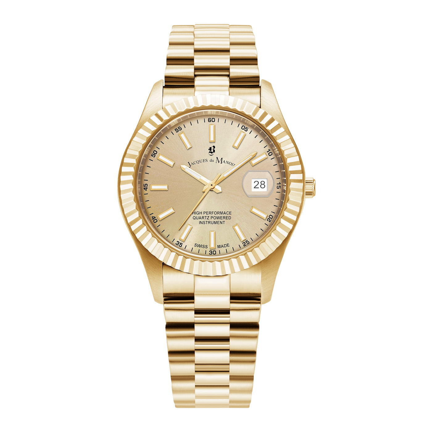 Jacques du Manoir Inspiration Gold Watch JWG03002