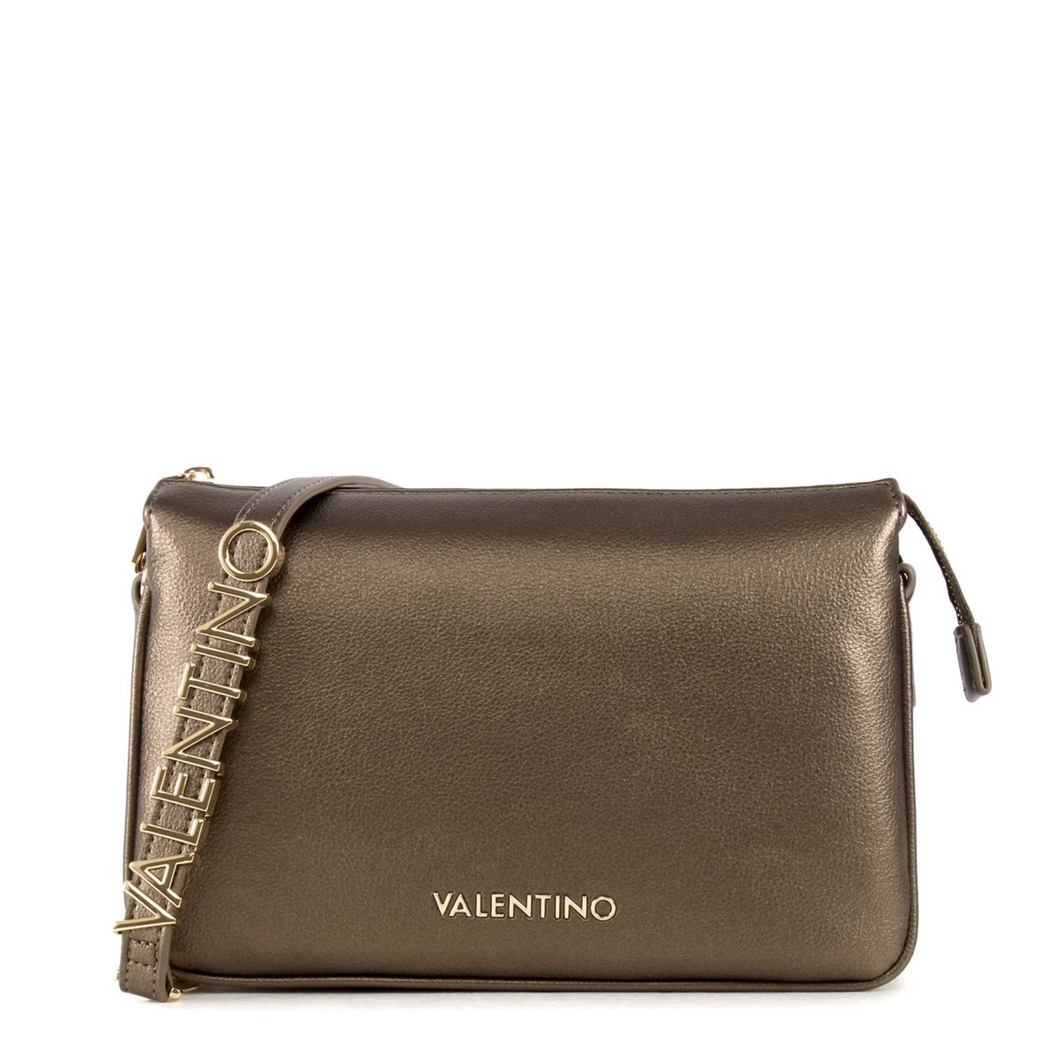 Valentino Bags Barn Gun Metal Crossbody Bag VBSA5O42GUNMETAL