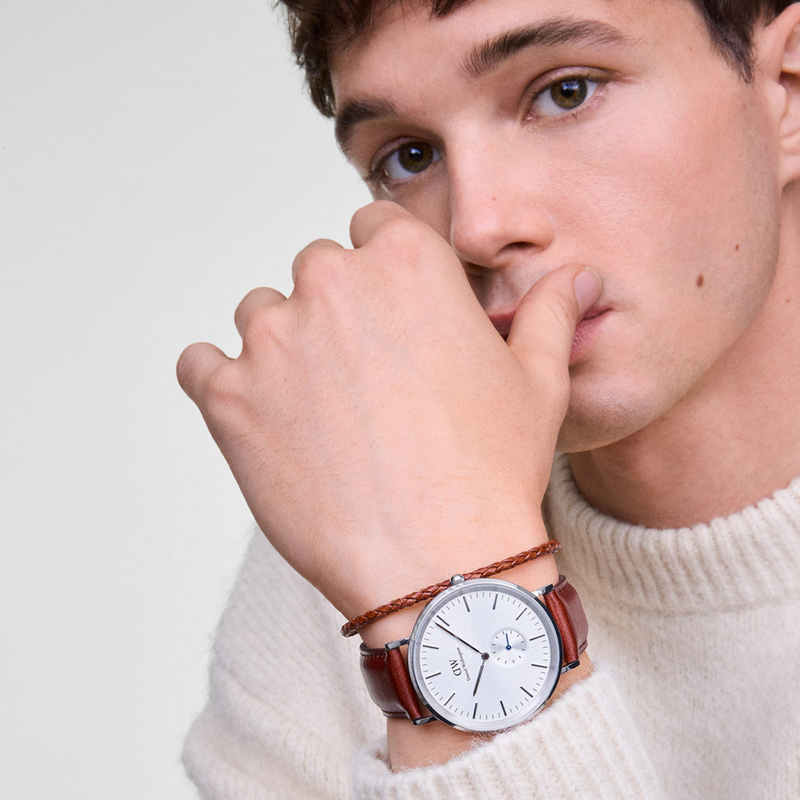 Daniel Wellington Multi-eye Off-white Men's Watch DW00100867-zoom-