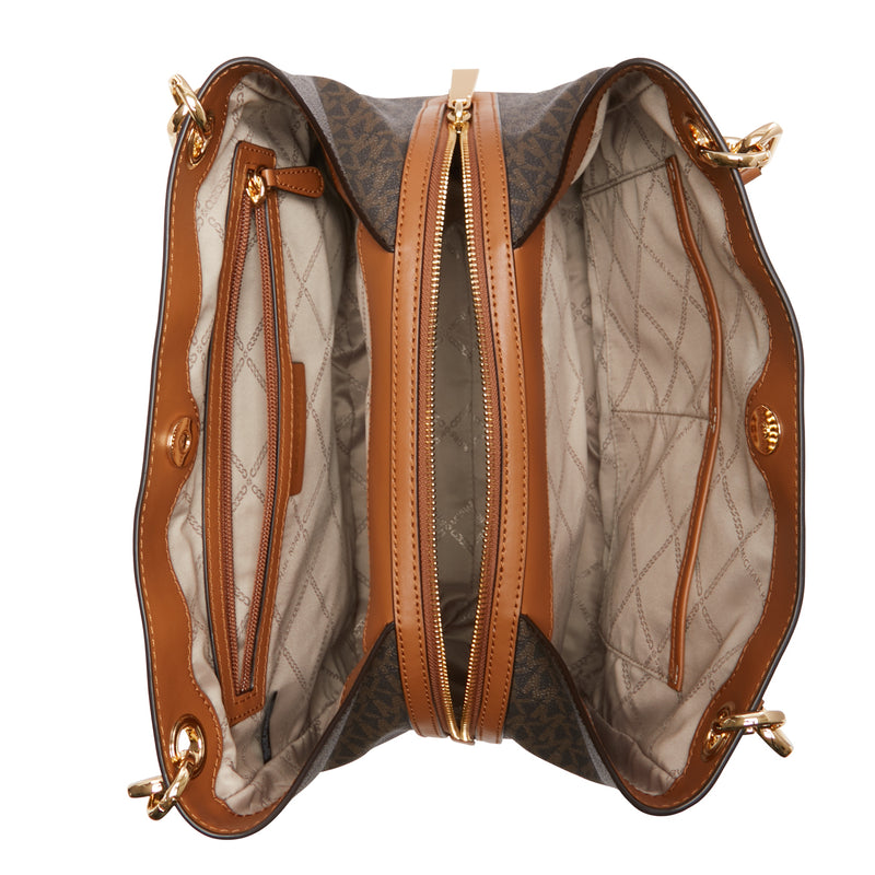 Michael Kors Kensington Brown Shoulder Bag 30F3G8KT7B-252-zoom-