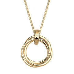 Elli 925 Sterling Silver Necklace with Diamond (0.025 ct) 2004-BF-0007641-001