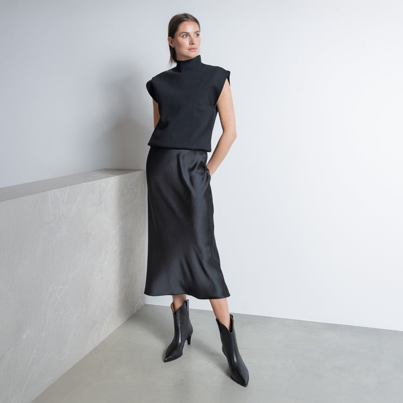 Isabel Bernard Vendôme Myrthe Zwarte Kalfsleren Veterlaarzen IB53008-01-36-zoom-