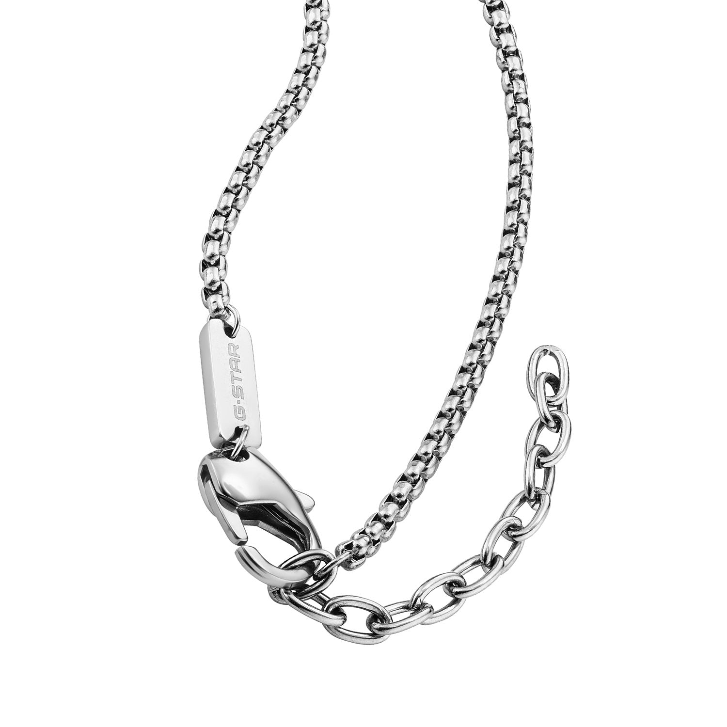 G-STAR ZipPoint Silver Link Necklace GSJ.104.01