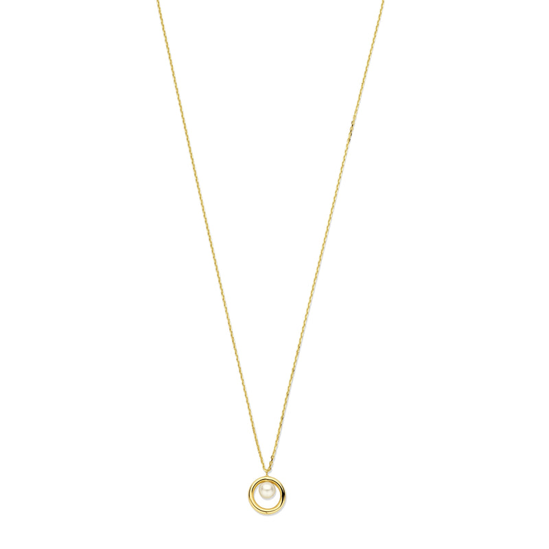 Beloro Jewels Monte Napoleone Perla 9 Karaat Ketting BO340026-zoom-