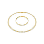 Swarovski Una Gold Coloured Set 5720506