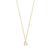 Beloro Jewels Monte Napoleone Valentina 9 karaat ketting met zirkonia BO340046