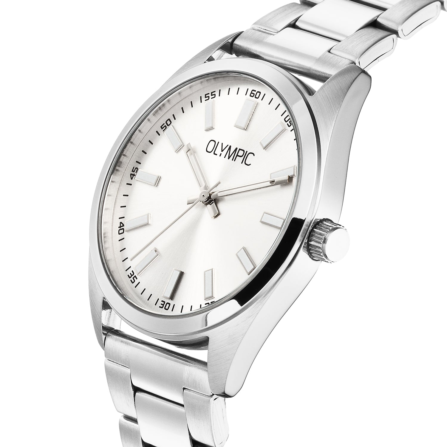 Olympic Marcel Zilverkleurig Heren Horloge 2002-OL89HSS081