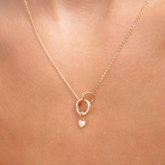 Isabel Bernard Le Marais Heart 14 karat gold charm IB350056