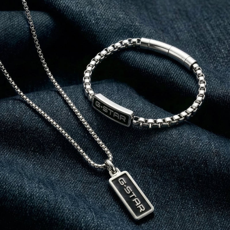 G-Star Floatcore Zilveren Ketting GSJ.100.01-zoom-