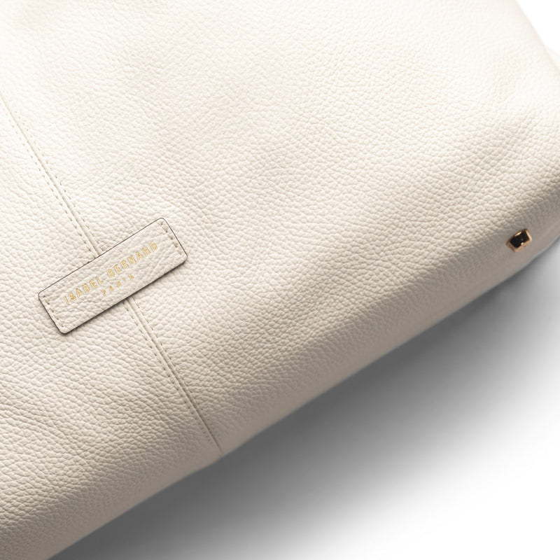 Isabel Bernard Honoré Grace crème leren schoudertas van kalfsleer IB25093-070-zoom-
