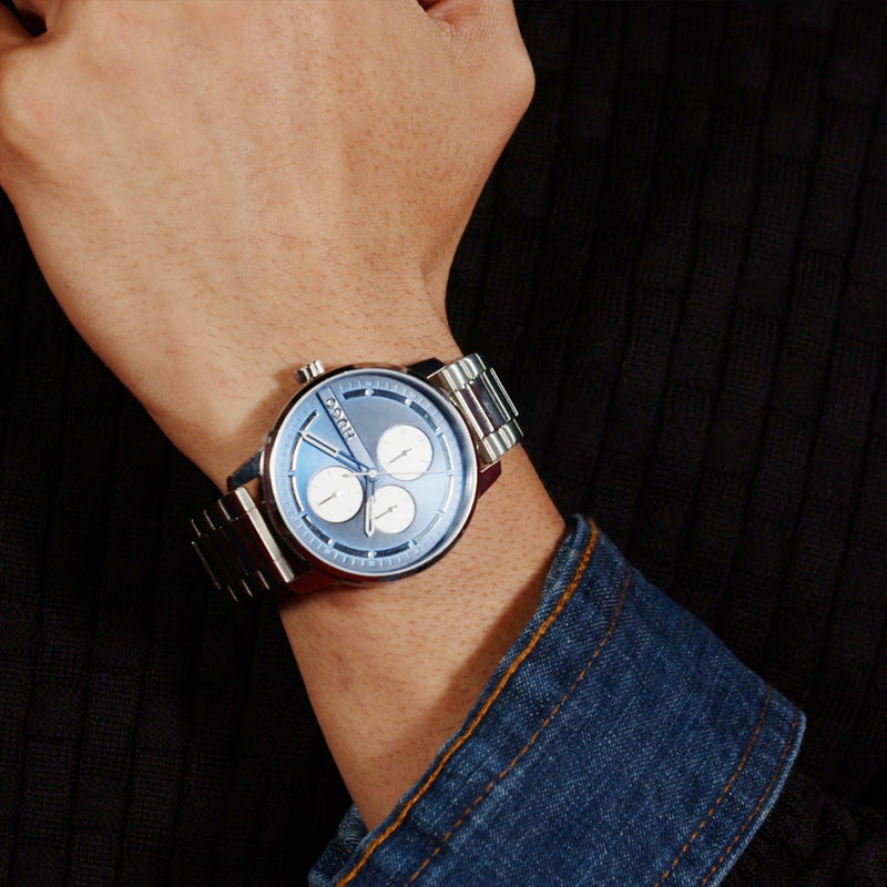 Hugo Boss HUGO #STAMP MULTI Blauw Heren Horloge 2002-HU1530386-zoom-