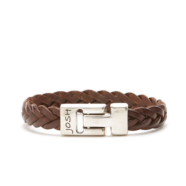 Josh Brown Armband 24456-BRA-BROWN-M (Lengte: 20.50 cm)