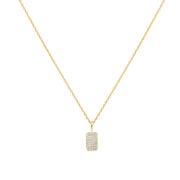 Ania Haie Sunny Sparkler Goudkleurige Pave Hanger Ketting AH-N064-01G