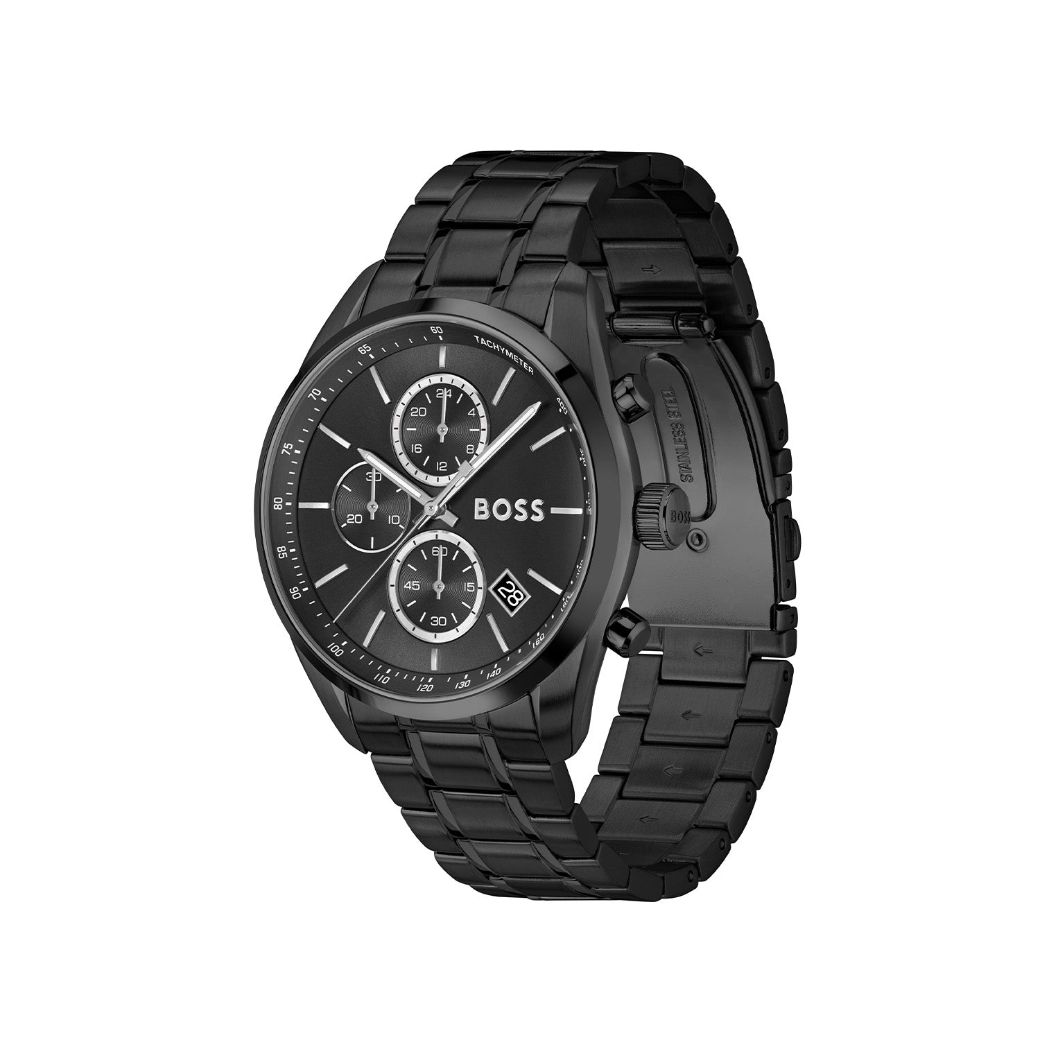 Hugo Boss Grand Prix 44 Black Men's Watch HB1514298