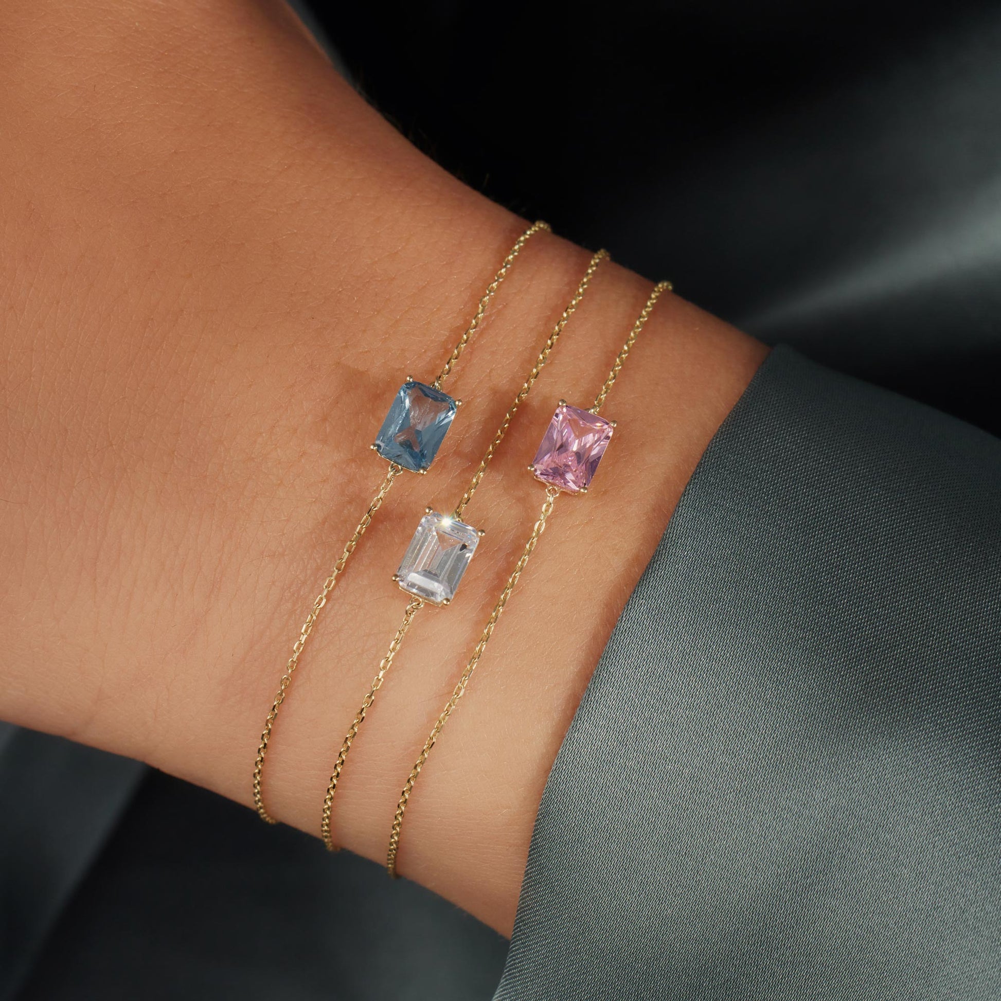 Beloro Jewels La Milano Colori Byanca 9 Karaat Armband BO320014