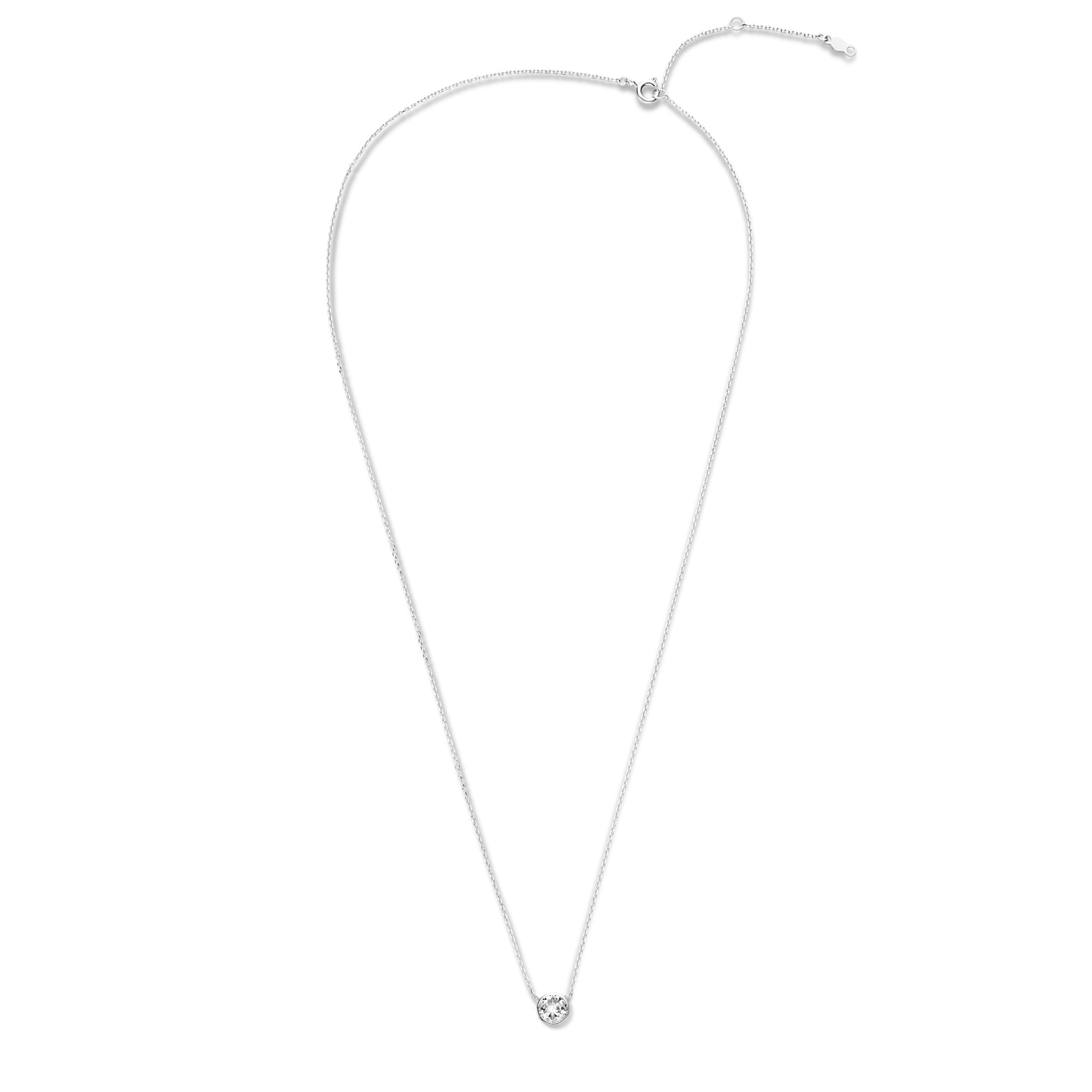 Violet Hamden Venus 925 Sterling Silver Necklace with Birthstone VH340009-JUL