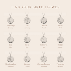 Violet Hamden Venus 925 Sterling Silver Necklace with Birthflower VH340026-MAY