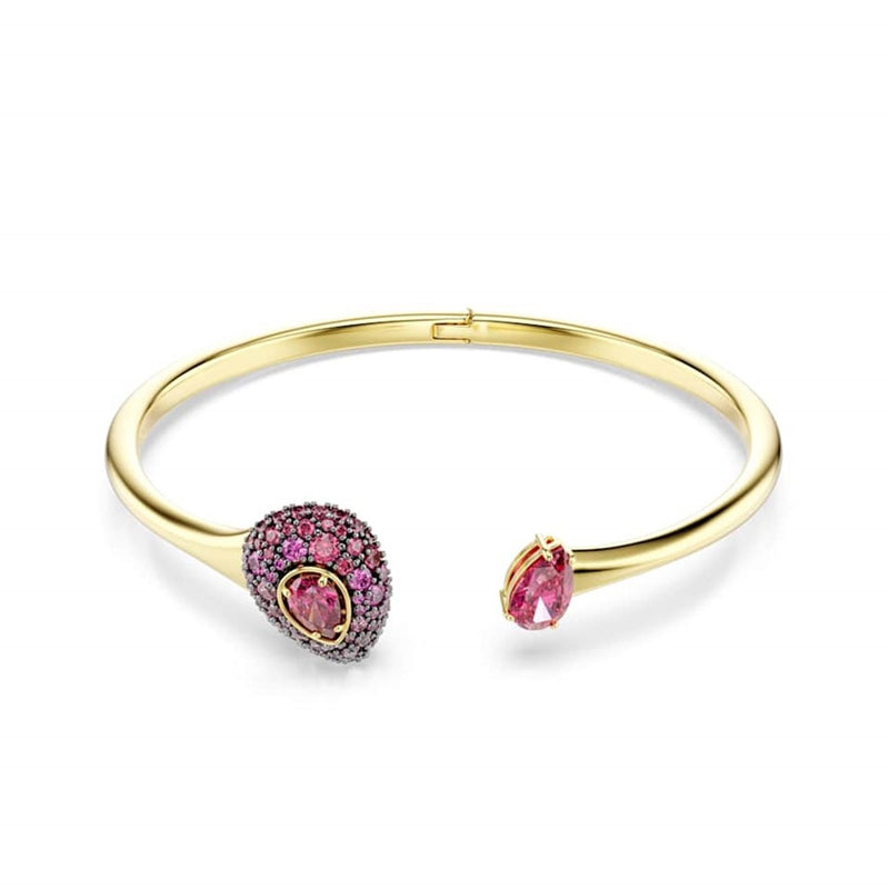Swarovski Sublima Glam Gouden Bangle met Rode Accenten 5752896-zoom-