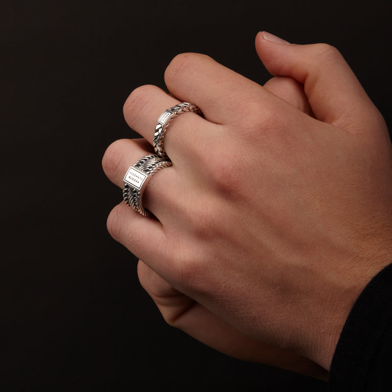Buddha to Buddha Edwin Small Silver Ring 812 (maat 16)-zoom-