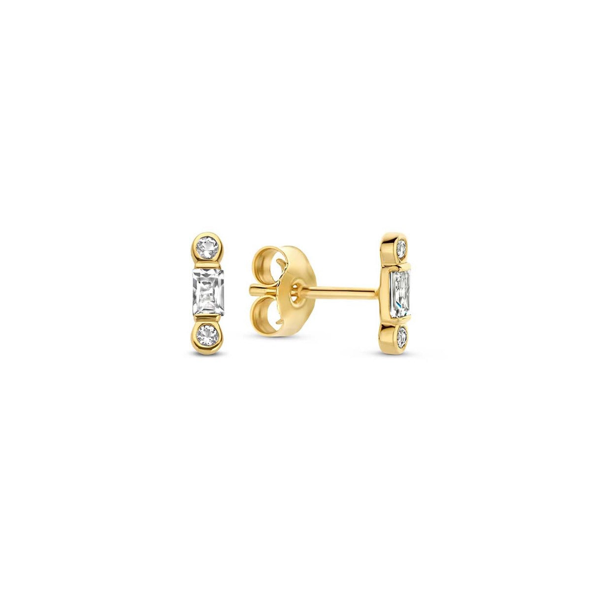 Jackie Gold 14 karat gold Ear Stud JKE22.267