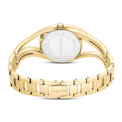 Swarovski Hyperbola Gold-Tone Watch with White Dial 5754534