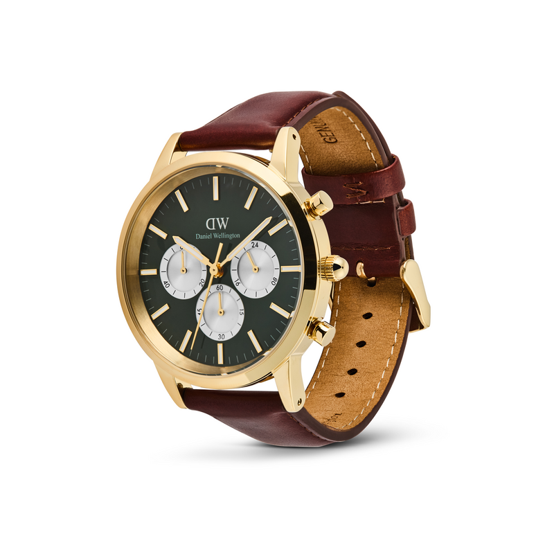 Daniel Wellington Iconic Chronograph Green Men's Watch DW00100876-zoom-